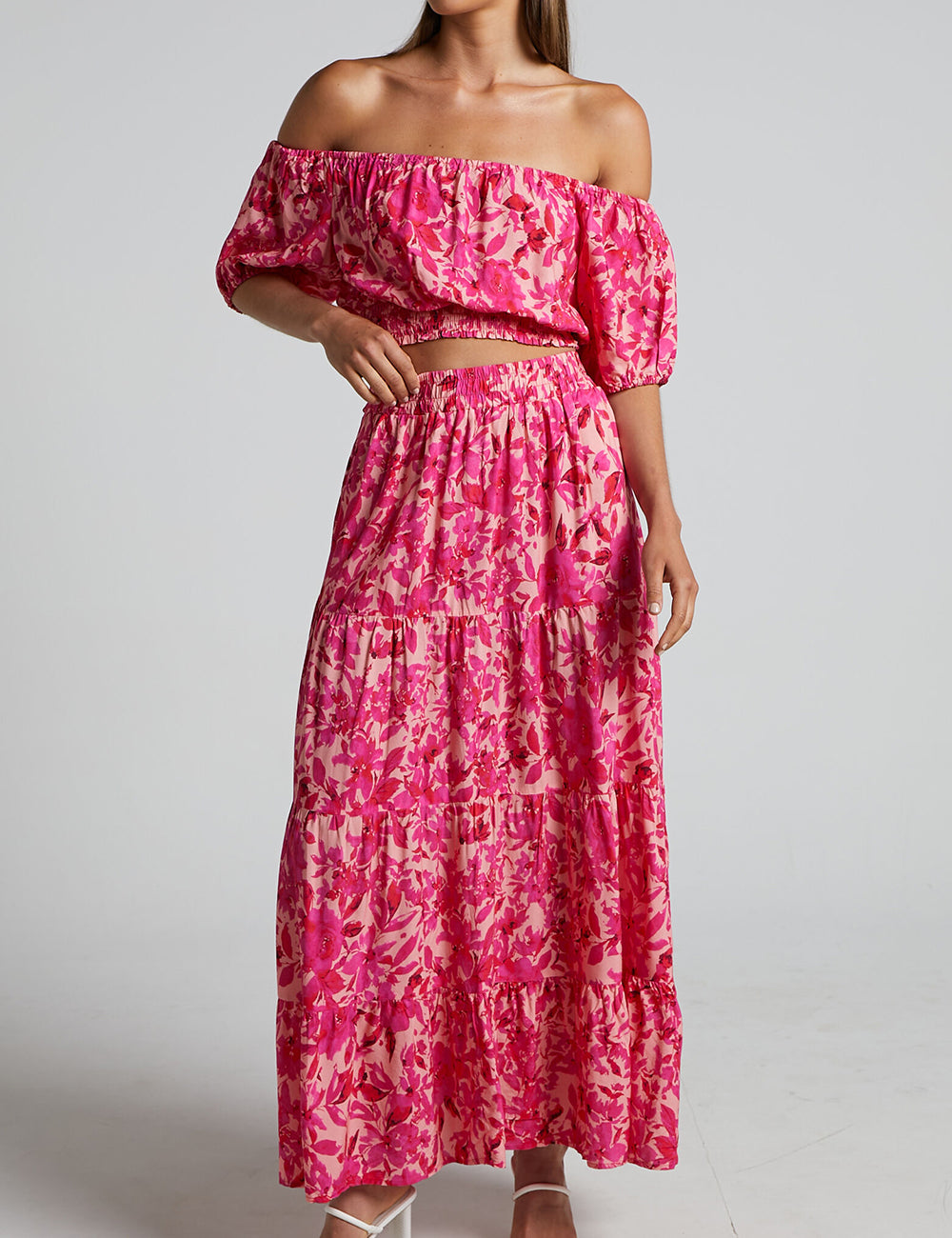 Aurora | Top Floral Rosa