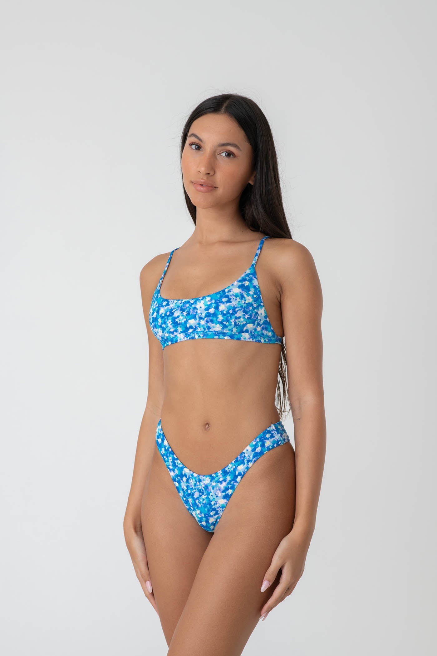 Bali Bottom (Aqua Floral)
