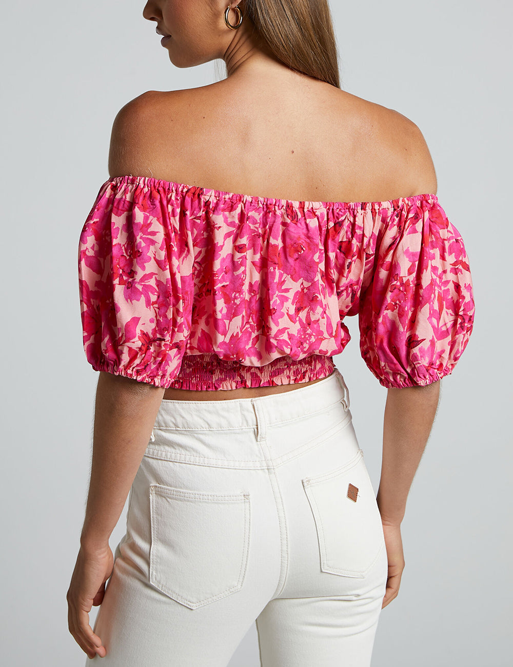 Aurora | Top Floral Rosa