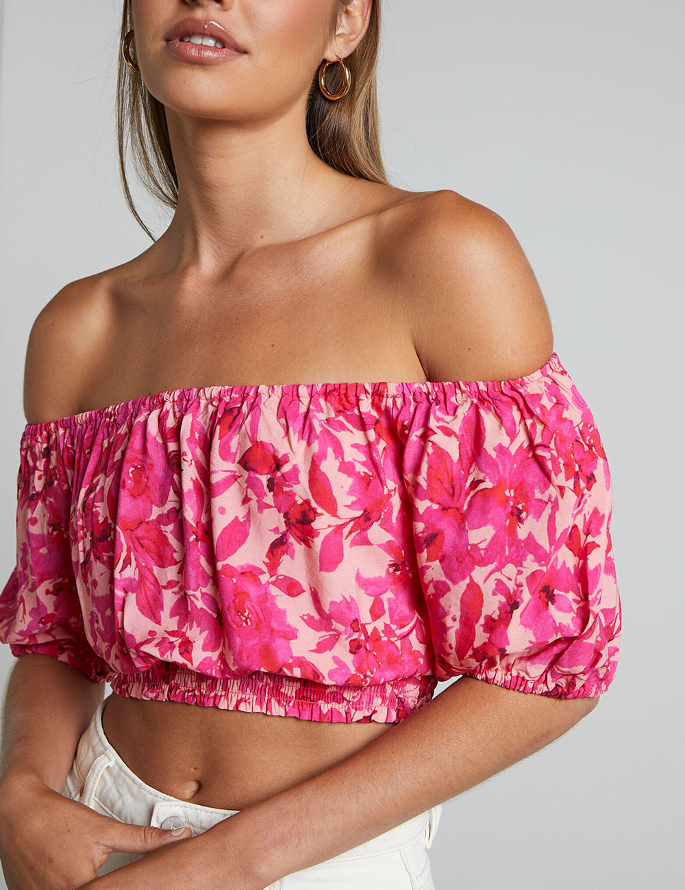Aurora | Top Floral Rosa