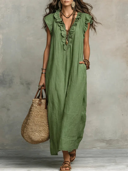 Raquel | Vestido Largo Bohemio